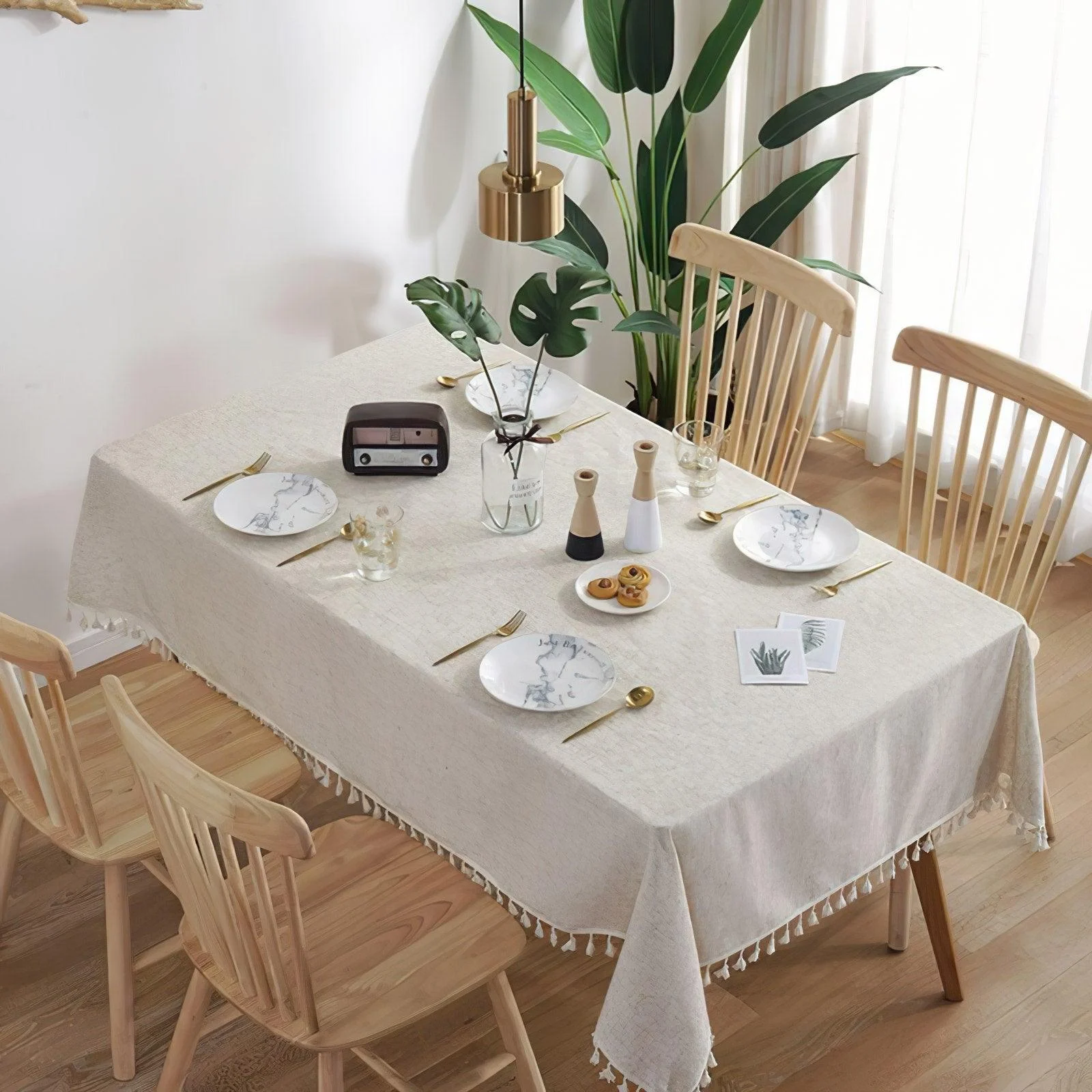 tasselled-cotton-tableclothtableclothliving-simply-house-566407 Tasselled Cotton Tableclothtableclothliving Simply House 566407