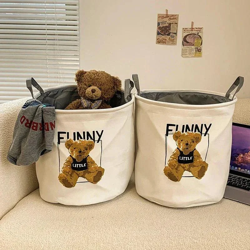 teddy-bear-foldable-storage-basket-934348 Teddy Bear Foldable Storage Basket 934348