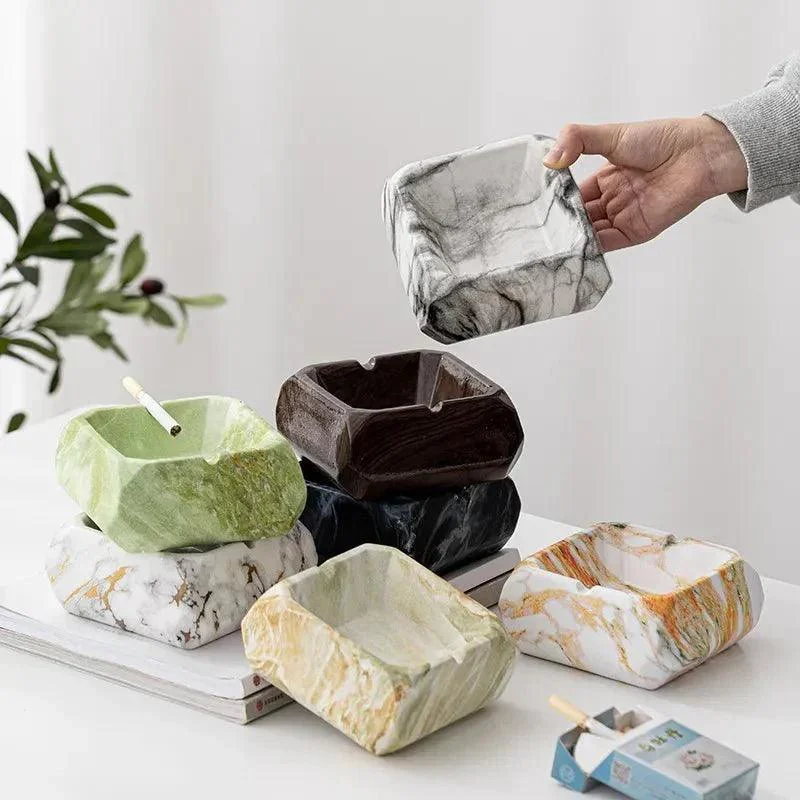 textured-marble-effect-ceramic-ashtray-209878 Textured Marble Effect Ceramic Ashtray 209878