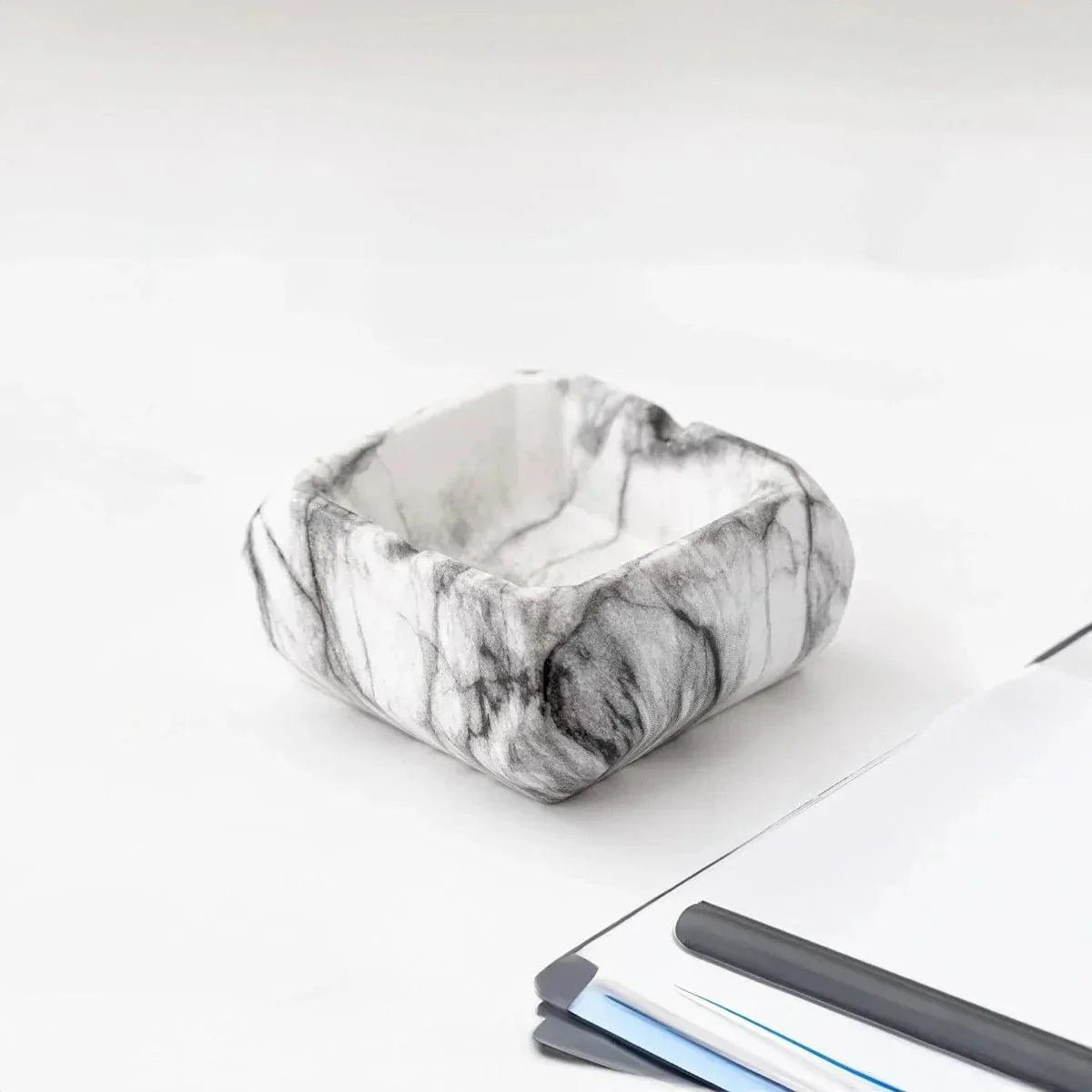 textured-marble-effect-ceramic-ashtray-493113 Textured Marble Effect Ceramic Ashtray 493113