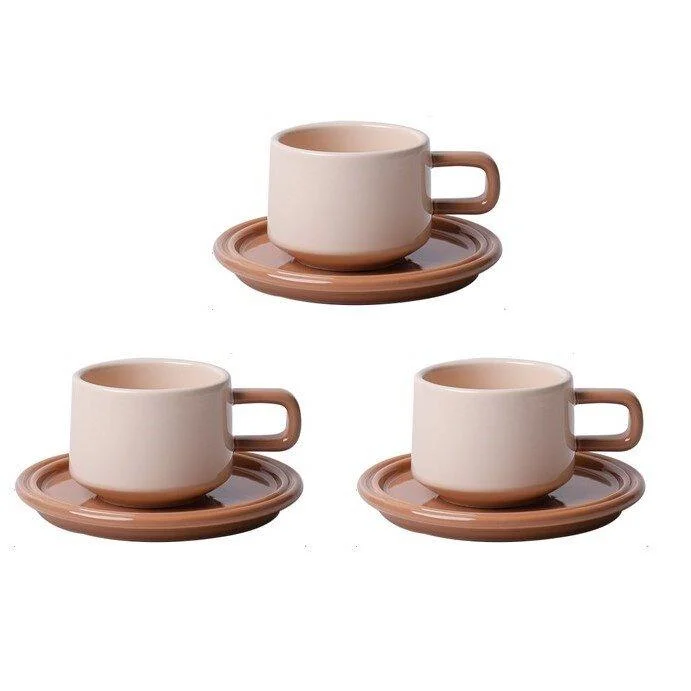 three-piece-ceramic-cups-and-saucers-set-482246 Three Piece Ceramic Cups And Saucers Set 482246