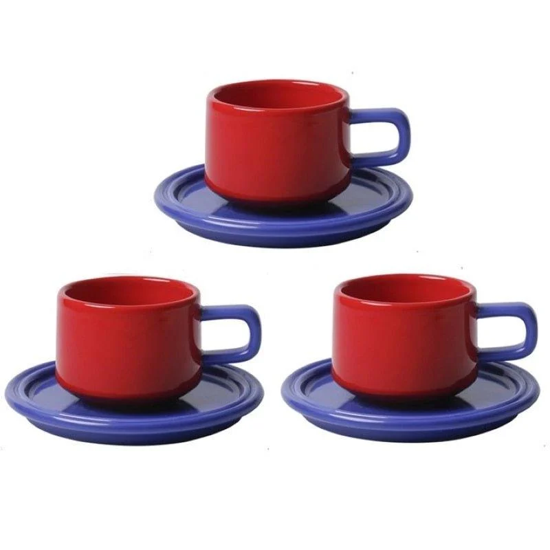 three-piece-ceramic-cups-and-saucers-set-901490 Three Piece Ceramic Cups And Saucers Set 901490