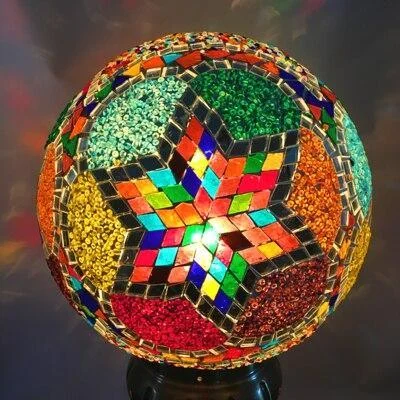 turkish-style-mosaic-stained-glass-pendant-light-163719 Turkish Style Mosaic Stained Glass Pendant Light 163719