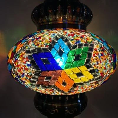 turkish-style-mosaic-stained-glass-pendant-light-343557 Turkish Style Mosaic Stained Glass Pendant Light 343557