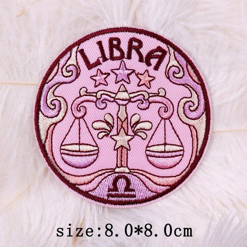 twelve-constellations-astrology-and-witchcraft-embroidered-iron-on-patches-343928 Twelve Constellations Astrology And Witchcraft Embroidered Iron On Patches 343928