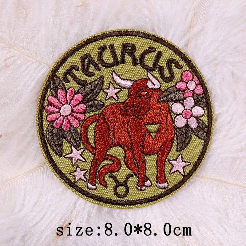 twelve-constellations-astrology-and-witchcraft-embroidered-iron-on-patches-352932 Twelve Constellations Astrology And Witchcraft Embroidered Iron On Patches 352932