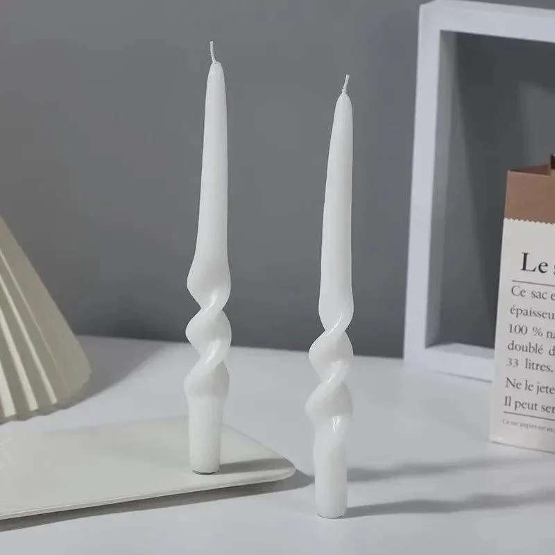 two-pastel-coloured-household-candles-300726 Two Pastel Coloured Household Candles 300726