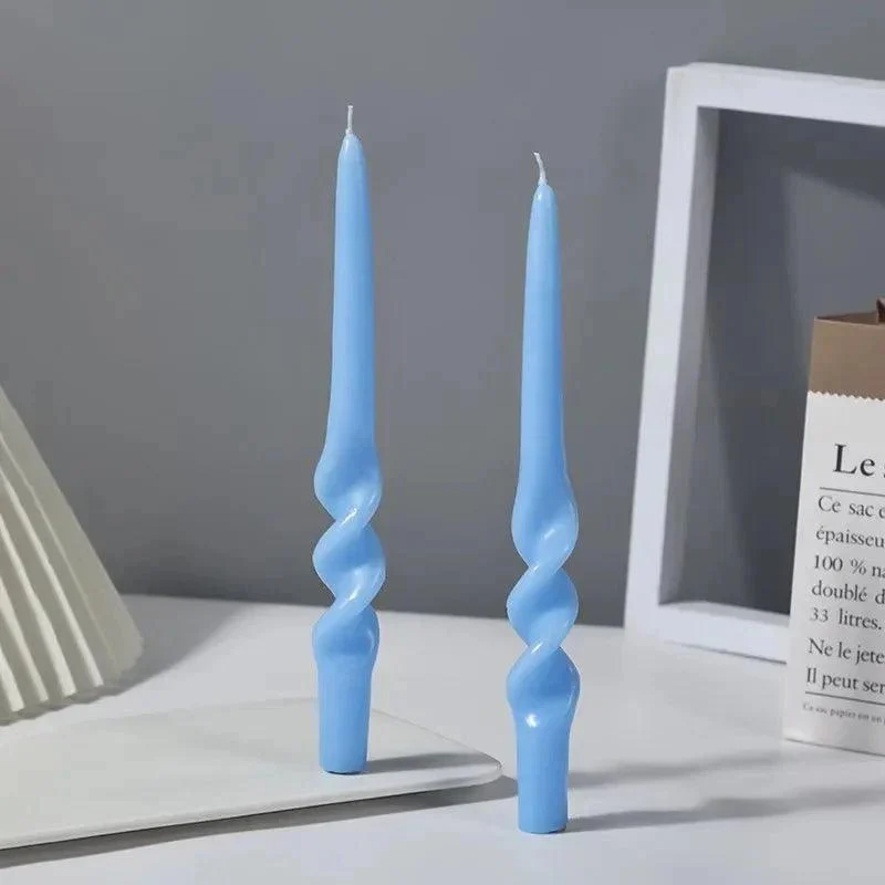 two-pastel-coloured-household-candles-446339 Two Pastel Coloured Household Candles 446339