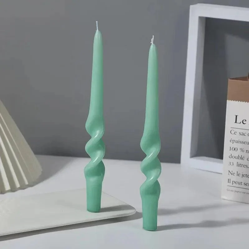 two-pastel-coloured-household-candles-668098 Two Pastel Coloured Household Candles 668098