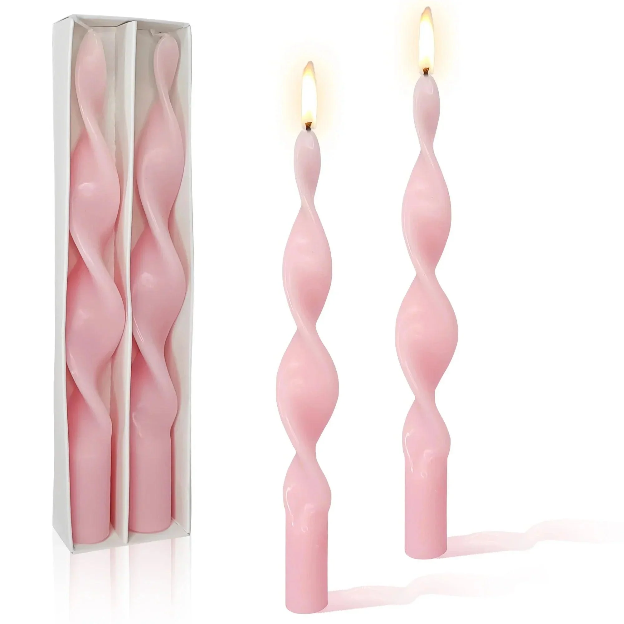 two-piece-twisted-tapered-candle-set-197611 Two Piece Twisted Tapered Candle Set 197611
