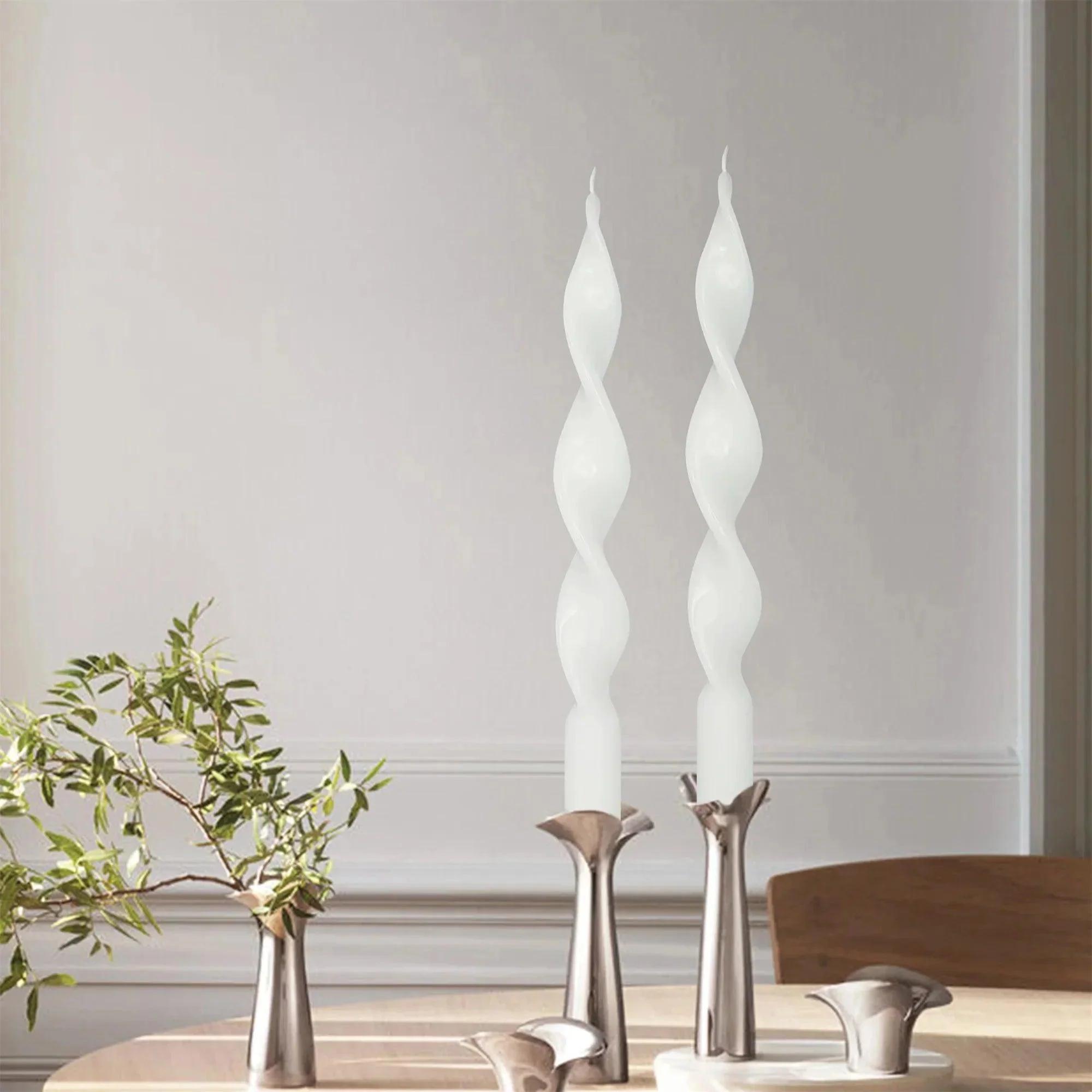 two-piece-twisted-tapered-candle-set-280445 Two Piece Twisted Tapered Candle Set 280445