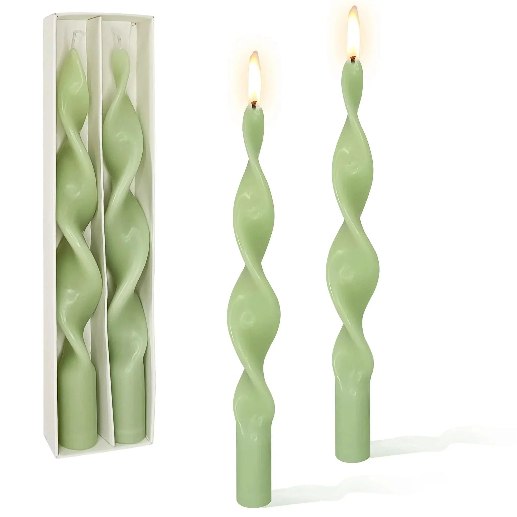 two-piece-twisted-tapered-candle-set-554657 Two Piece Twisted Tapered Candle Set 554657
