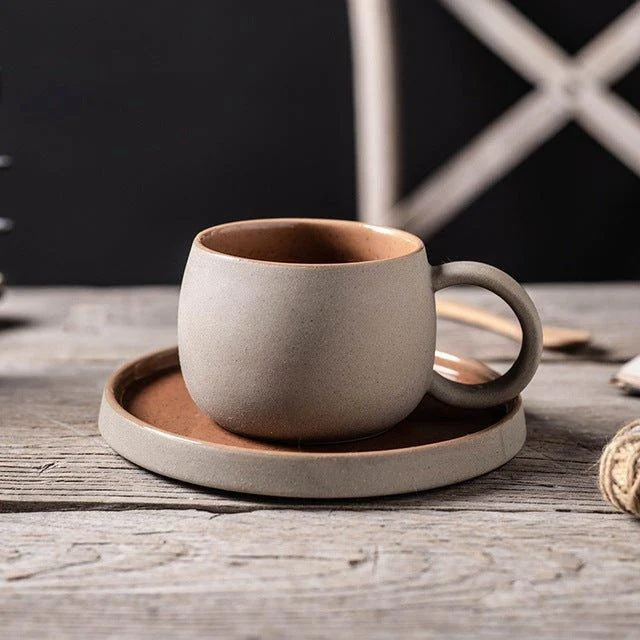 Two Tone Mug And Saucerdrinkswareliving Simply House 467048
