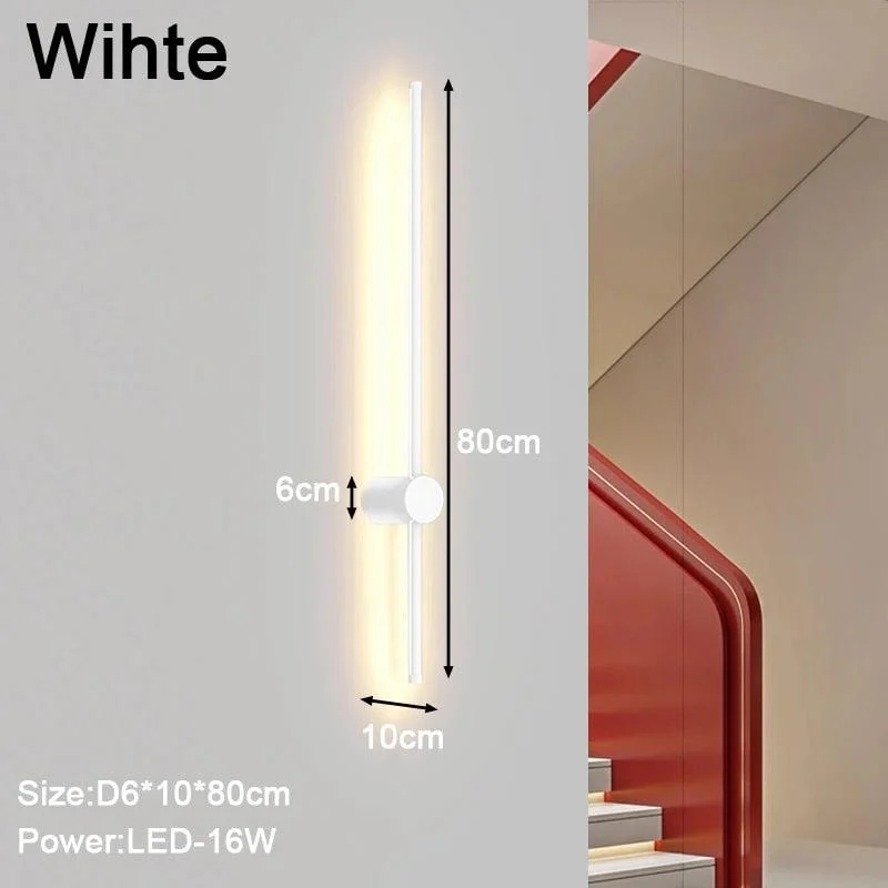 Ul46dimbare Indoor Led Wandlampen Wandverlichtingsarmaturen Voor Slaapkamer Woonkamer Zwart Wit Binnenmuur Schans Voor Gang