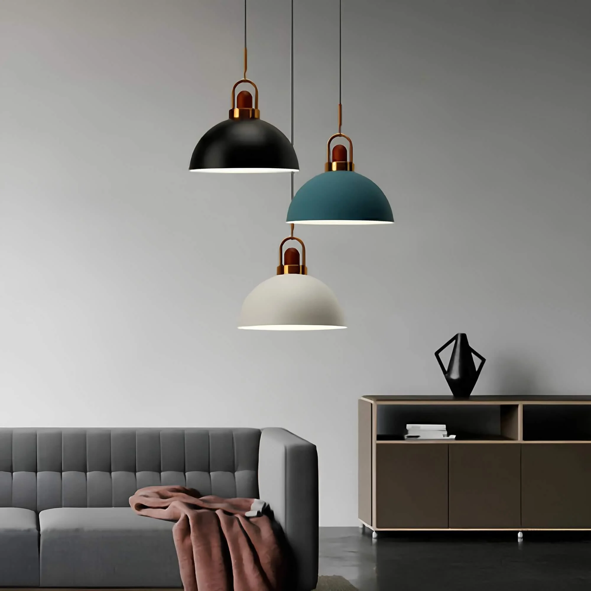 Urban Haengeleuchte Modern Chic Schwarz Weiss Led Trendycreativity Xlumina10