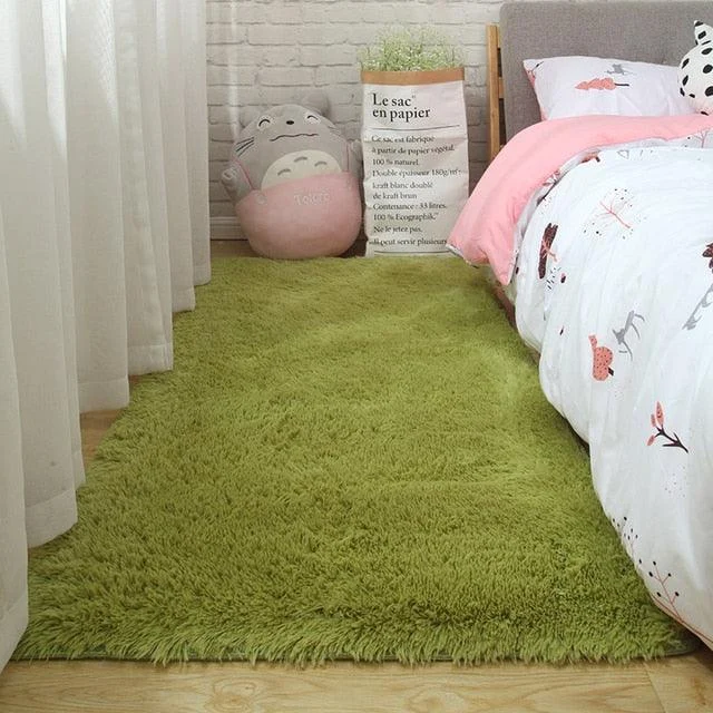 v-333468679__-1218930590 Pink Grey Classic Carpet Shaggy Rugs for Children Soft Mat Living Room - ISTANBULLU LTD