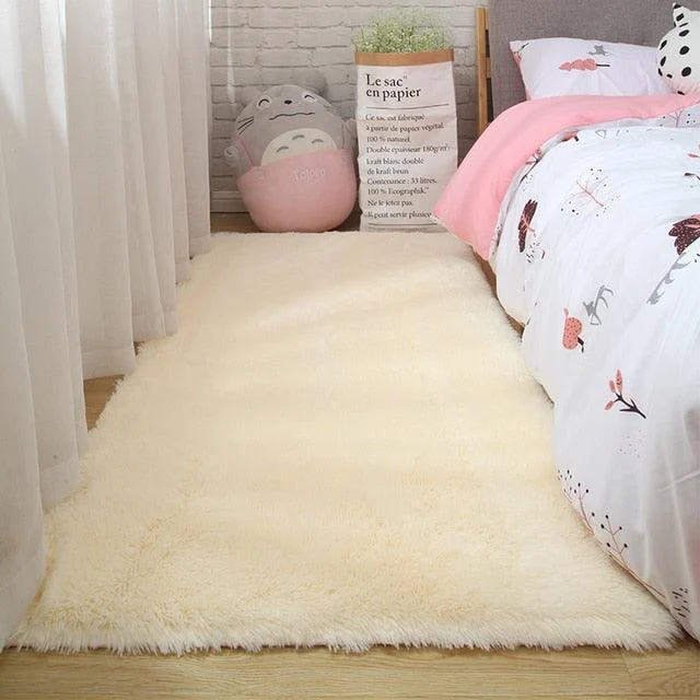 v-88028603__-1683760523 Pink Grey Classic Carpet Shaggy Rugs for Children Soft Mat Living Room - ISTANBULLU LTD