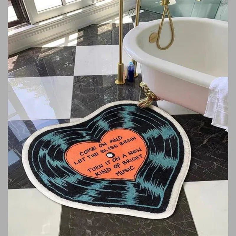 vintage-art-record-shape-soft-rug-380823 Vintage Art Record Shape Soft Rug 380823