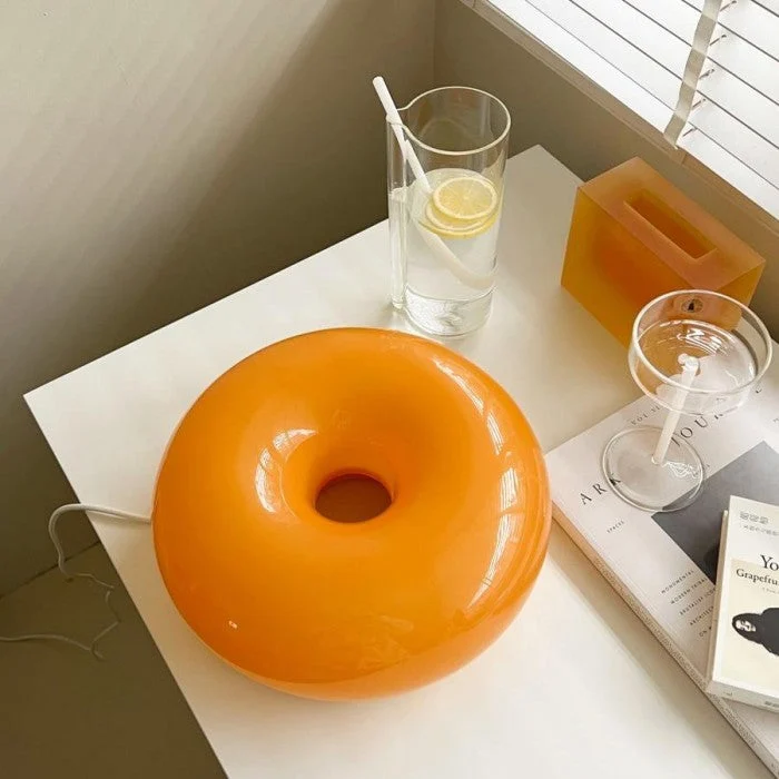 Vintage Donut Bauhaus Table Lamp Wall Sconce Hl164 2