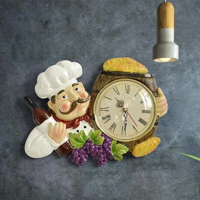 vintage-italian-chef-wall-clock-232969 Vintage Italian Chef Wall Clock 232969