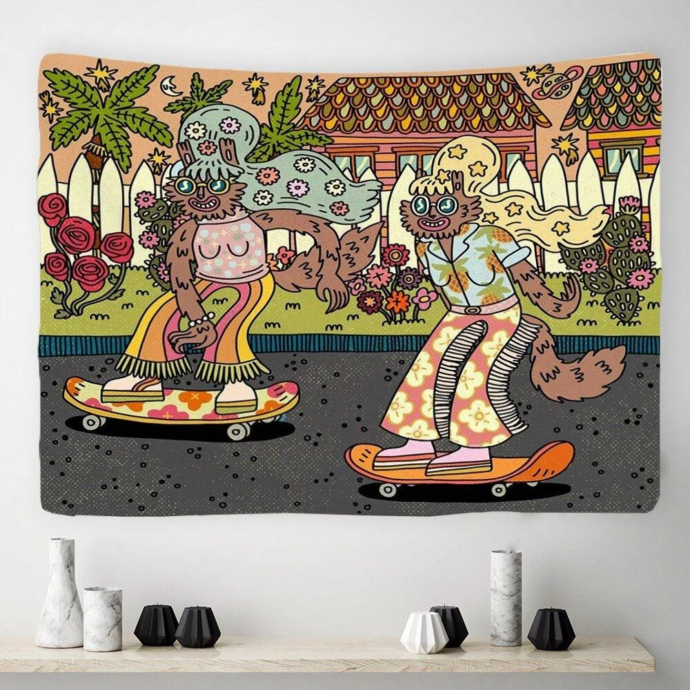 vintage-psychedelic-rock-hip-hop-tapestry-wall-hanging-632553 Vintage Psychedelic Rock Hip Hop Tapestry Wall Hanging 632553