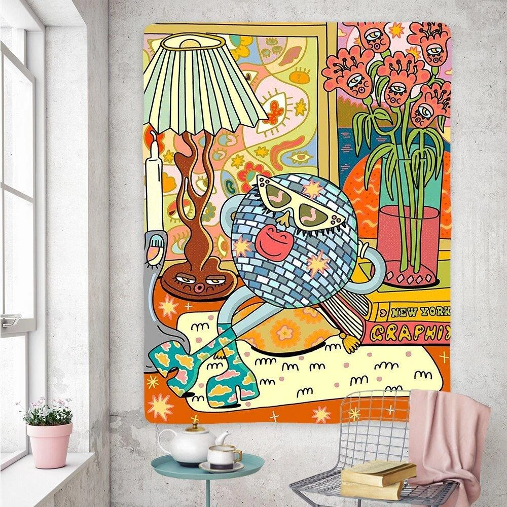 vintage-psychedelic-rock-hip-hop-tapestry-wall-hanging-789510 Vintage Psychedelic Rock Hip Hop Tapestry Wall Hanging 789510