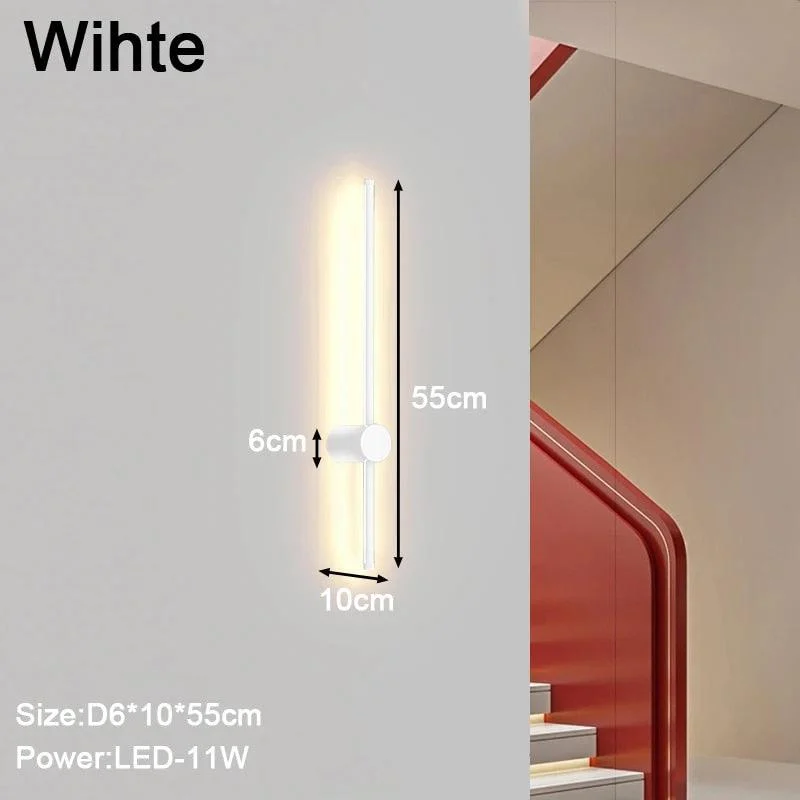 Wgbodimbare Indoor Led Wandlampen Wandverlichtingsarmaturen Voor Slaapkamer Woonkamer Zwart Wit Binnenmuur Schans Voor Gang