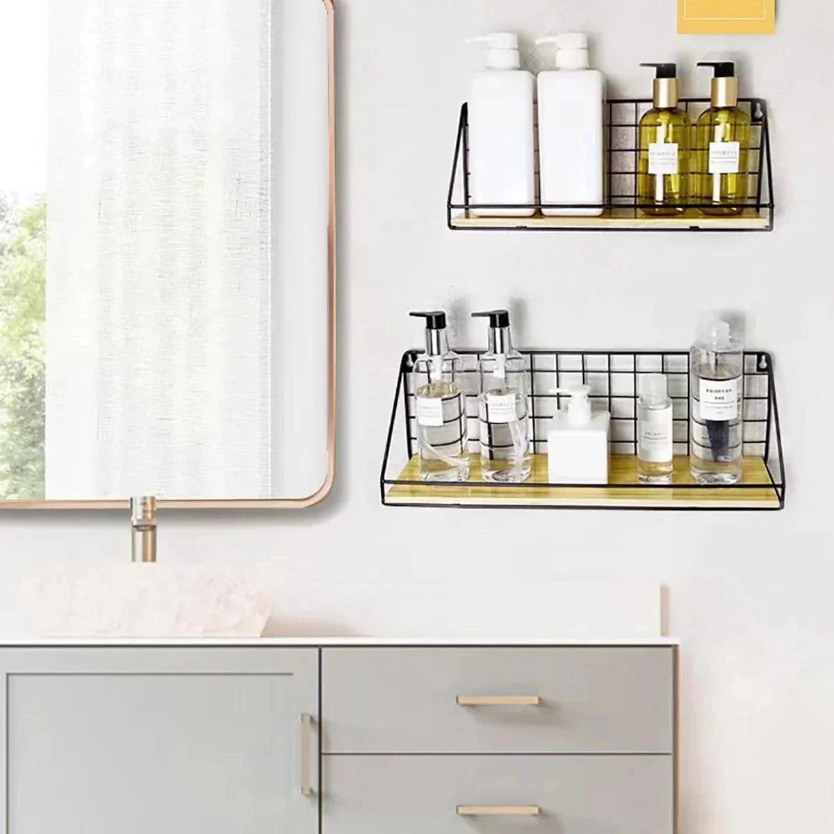 wall-mounted-industrial-hanging-shelf-382153 Wall Mounted Industrial Hanging Shelf 382153