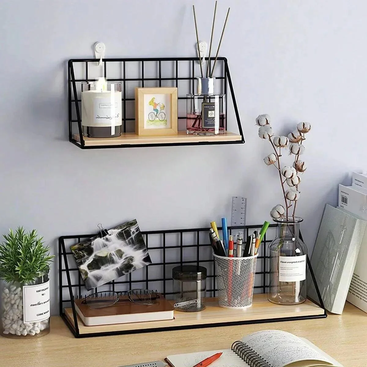 wall-mounted-industrial-hanging-shelf-758259 Wall Mounted Industrial Hanging Shelf 758259