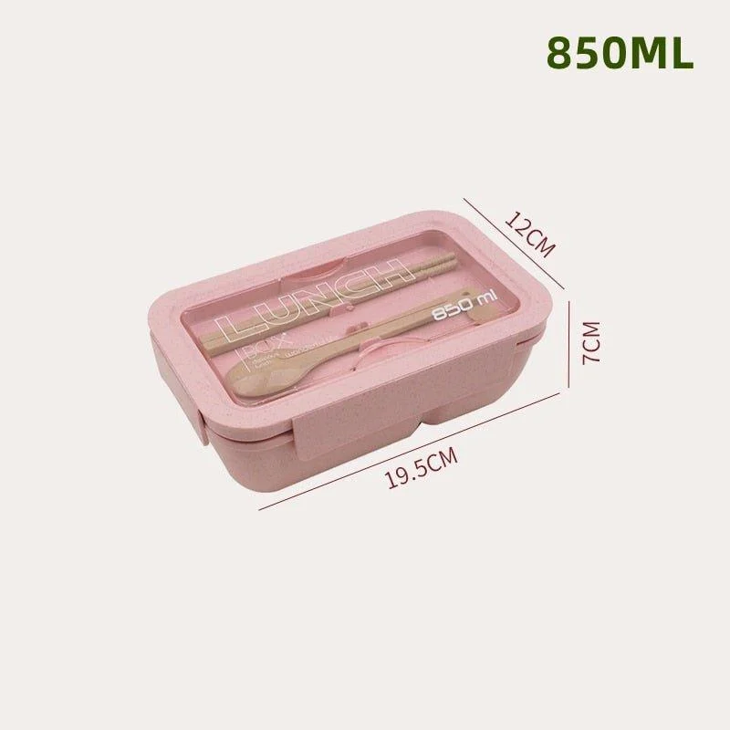 Wheat Straw Plastic Food Storage Containers Lunch Boxes 287802