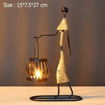 Wickedafstore A Handmade Figurines Metal Candlesticks 18517870739605