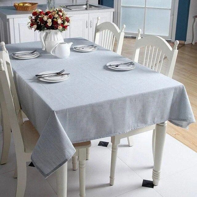 Woven Linen Tablecloth 206707