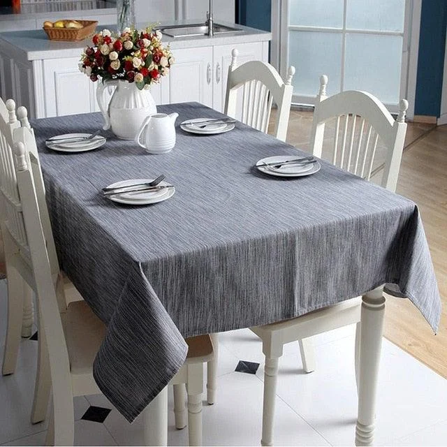 Woven Linen Tablecloth 731404
