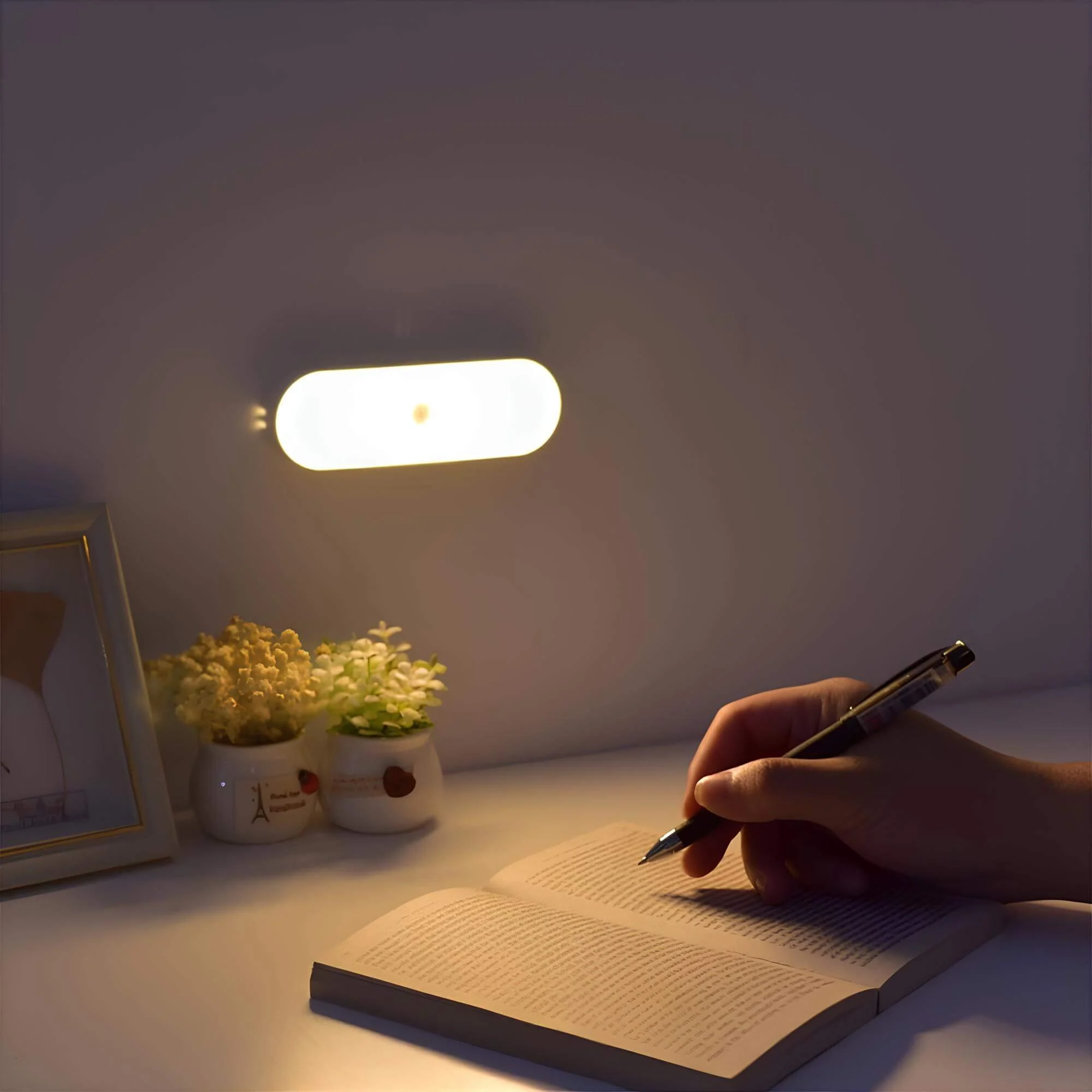 Xlumina Led Usb Aufladbare Drahtlose Bewegungsmelder Wandlampe Energiesparend Kabellos Flexibel 3