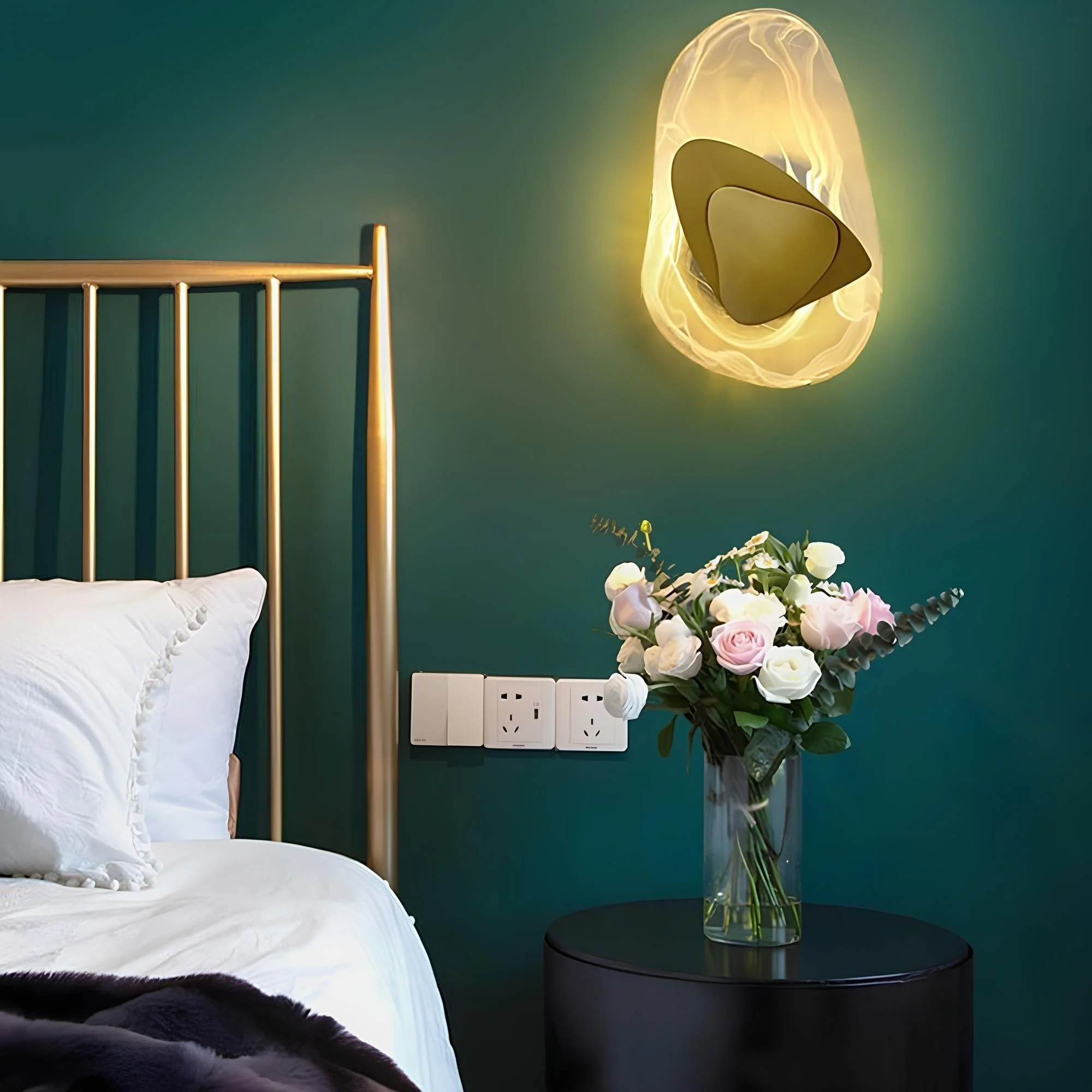 Xlumina Moderne Kristall Wandlampe Wohnzimmer Elegant Beleuchtung Luxus Design 4