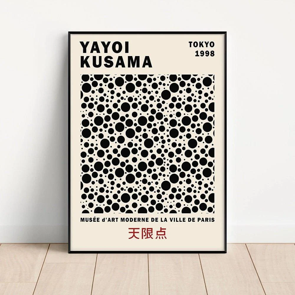 yayoi-kusama-abstract-line-dots-canvas-poster-856635 Yayoi Kusama Abstract Line Dots Canvas Poster 856635